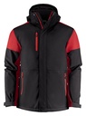 PRIME PADDED SOFTSHELL – BLACK/RED