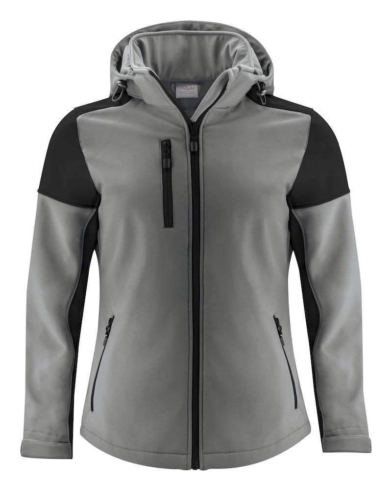 PRIME SOFTSHELL WOMAN – ANTHRACITE/ BLACK