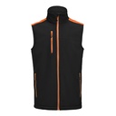 PRIME SOFTSHELL VEST – BLACK/ ORANGE