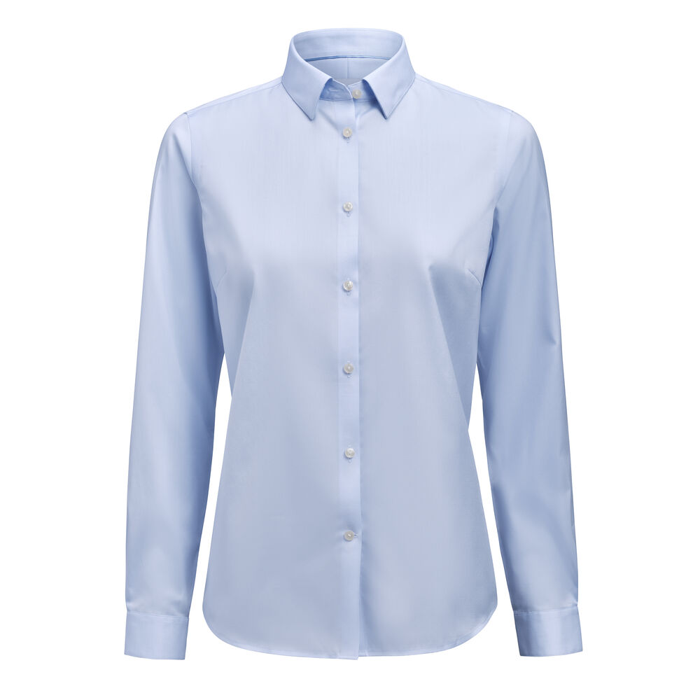 Koszula Green Bow 02 Stretch Woman Contemporary 2900205 - Sky Blue