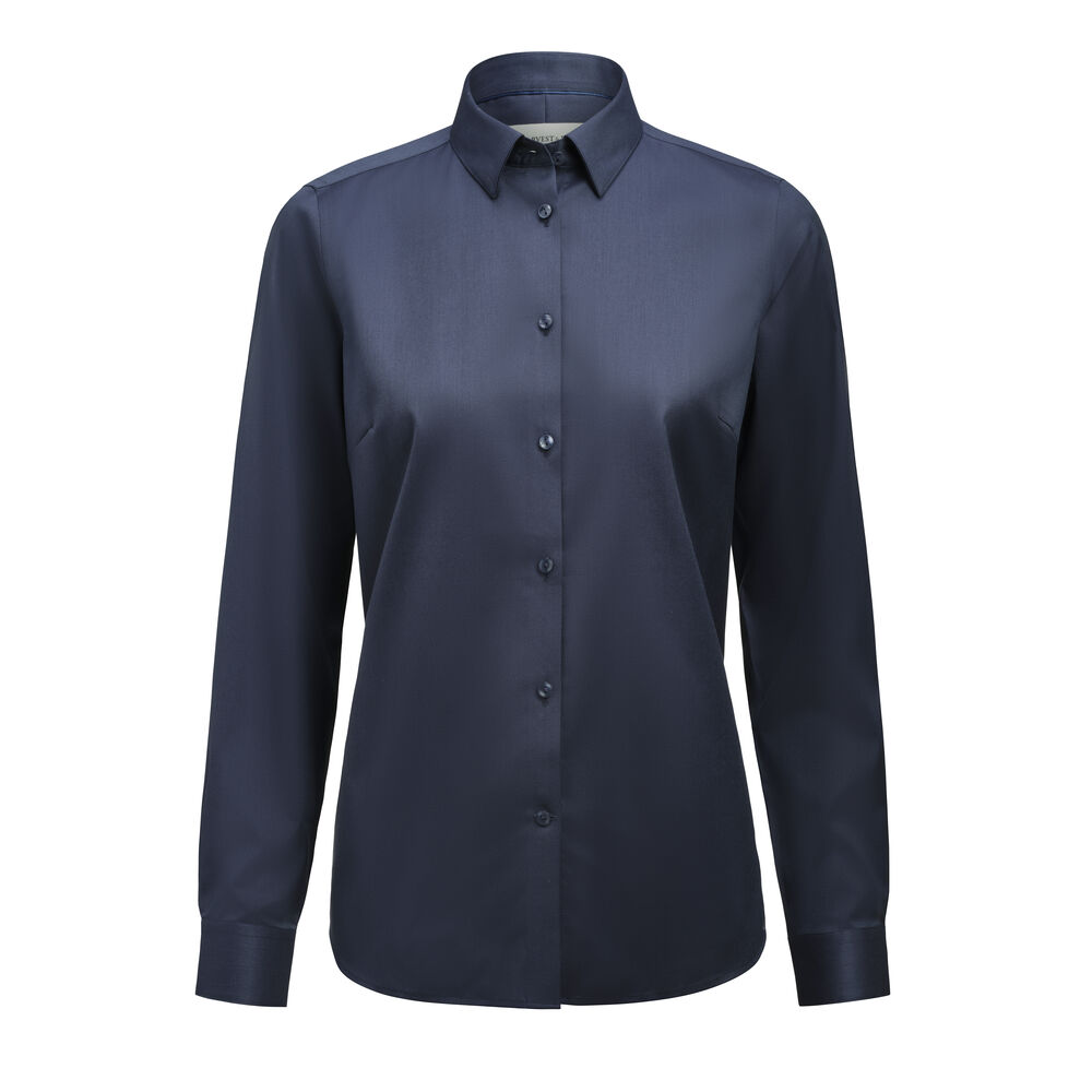 Koszula Green Bow 02 Stretch Woman Contemporary 2900205 - Navy