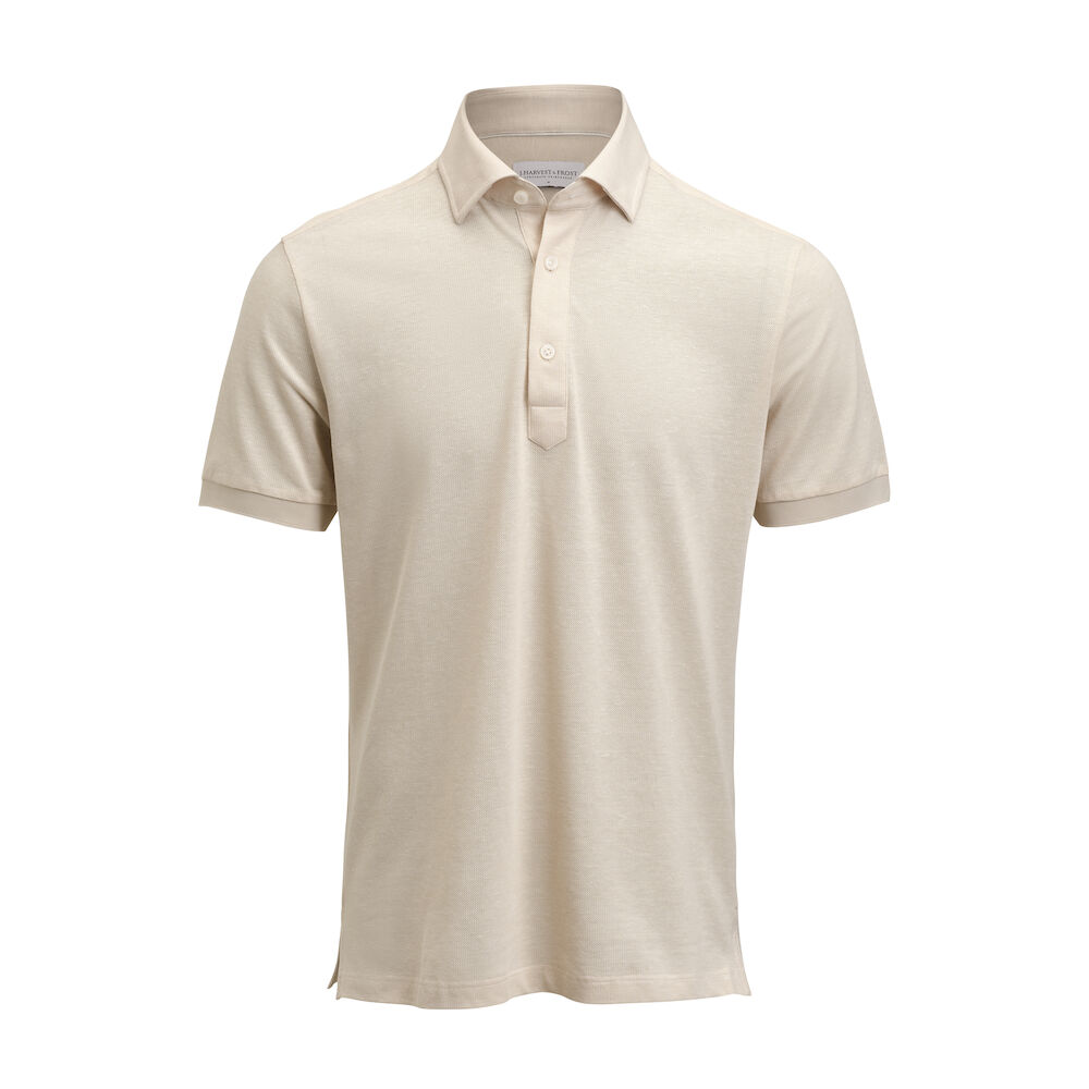 Koszulka polo Indigo Bow 133 S/S Tailored 2913300 - Sand