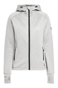 TXLITE HOODIE ZIP WOMAN – LIGHT GREY