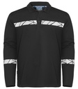 7004 Polo z długim rękawem – BLACK/ BLACK