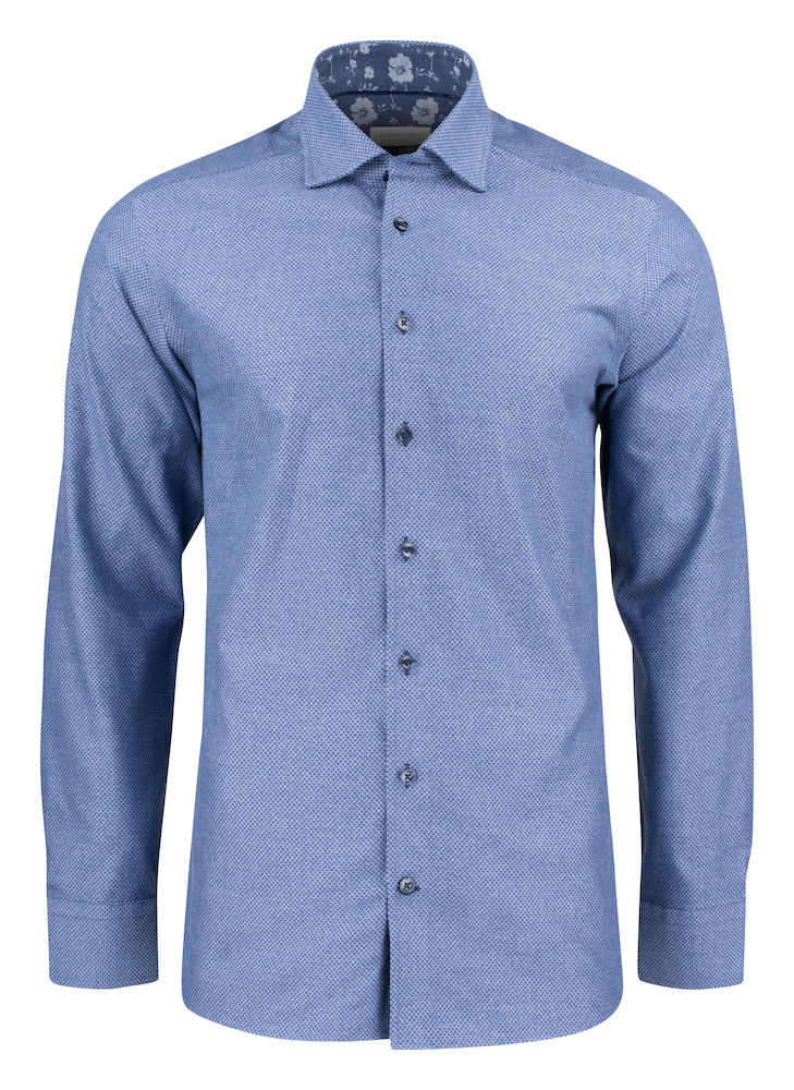 Koszula Purple Bow 144 Slim Fit 2914402 - Blue Stripe/Dot