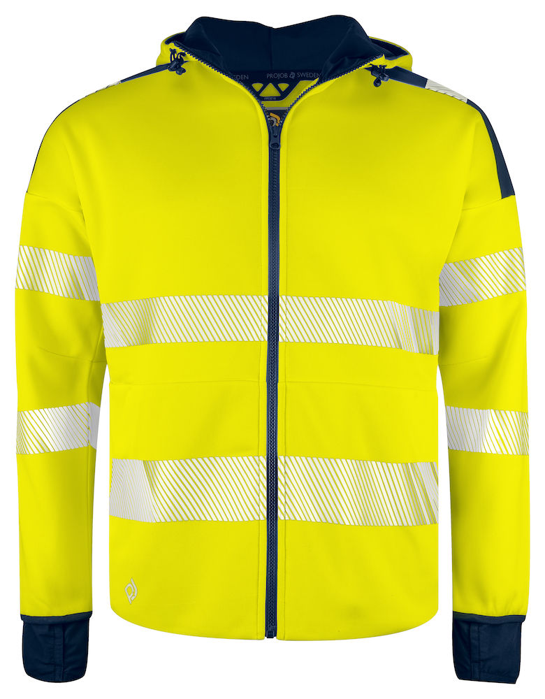 Bluza robocza 6110 Bluza Z Kapturem Hv - En Iso 20471 Klasa 3/2 646110 - Yellow/ Navy