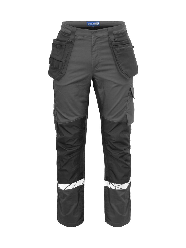 Spodnie robocze 7509 Spodnie robocze z otwartymi kieszeniami 647509 - Grey/ Black