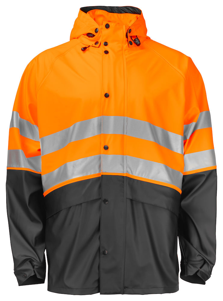 6431 KURTKA PRZECIWDESZCZOWA EN ISO 20471 – ORANGE