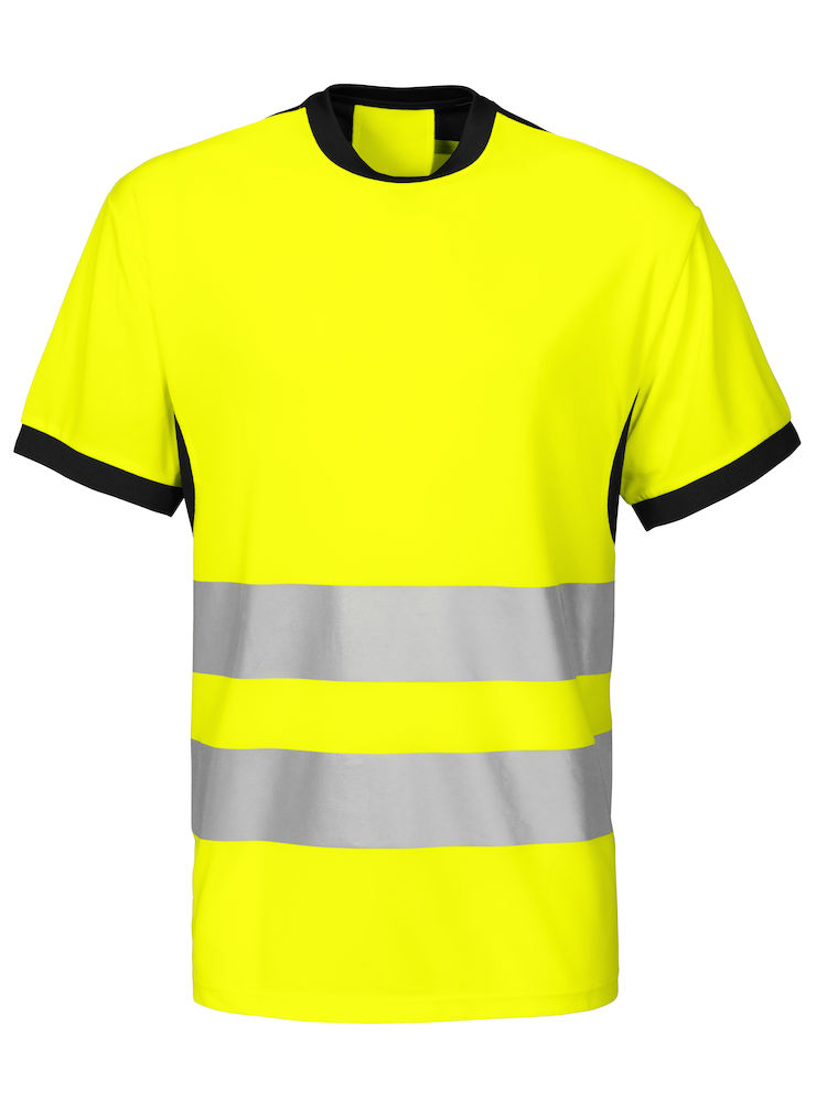 6009 T-SHIRT EN ISO 20471 KLASA 2 – YELLOW/ BLACK
