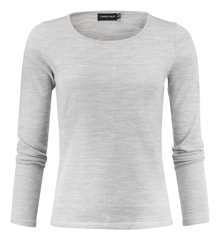 Sweter Merino U Woman 2930203 - Light Grey Melange