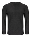 Sweter Merino U-Neck 2930201 - Dark Grey Melange