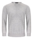 Sweter Merino U-Neck 2930201 - Light Grey Melange