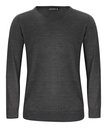 Sweter Merino V-Neck 2930101 - Dark Grey Melange