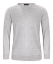 Sweter Merino V-Neck 2930101 - Light Grey Melange