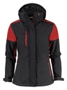 PRIME PADDED SOFTSHELL WOMAN – BLACK/RED