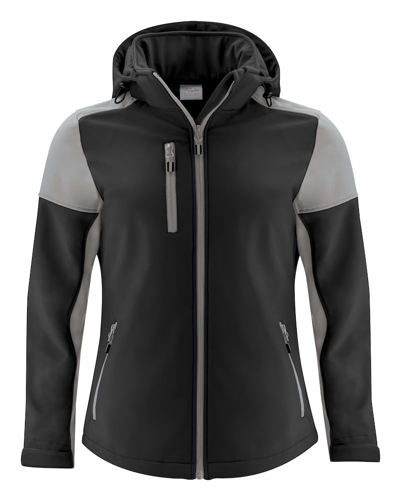 PRIME SOFTSHELL WOMAN – BLACK/ ANTHRACITE