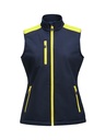 Bezrękawnik Prime Softshell Woman 2261084 - Navy/Neon Yellow