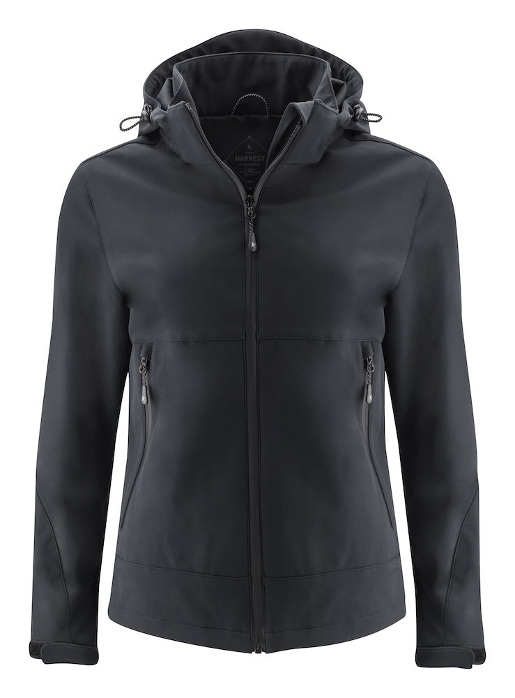 LODGETOWN WOMAN SOFTSHELL – BLACK