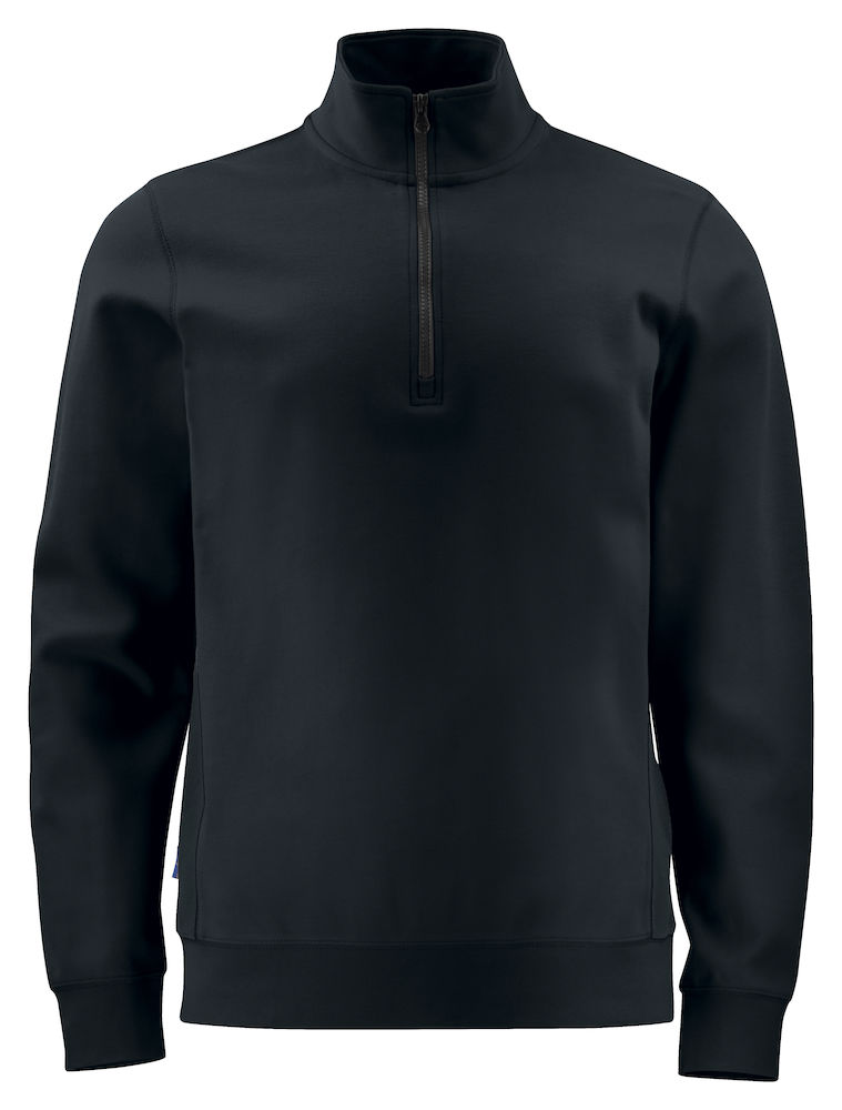 2128 BLUZA NA ZAMEK 1/2 ZIP – BLACK