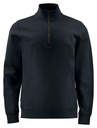 2128 BLUZA NA ZAMEK 1/2 ZIP – BLACK