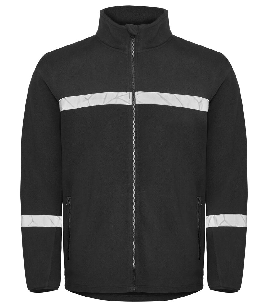 7300 Bluza polarowa z zamkiem – BLACK/ BLACK