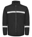 7300 Bluza polarowa z zamkiem – BLACK/ BLACK