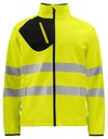 6432 SOFTSHELL - EN ISO 20471 KLASA 3/2 – YELLOW/ BLACK