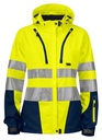 6423 DAMSKA FUNKCJONALNA KURTKA ISO 20471 KLASA 3/2 – YELLOW/ NAVY