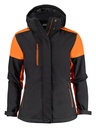 PRIME PADDED SOFTSHELL WOMAN – BLACK/ ORANGE
