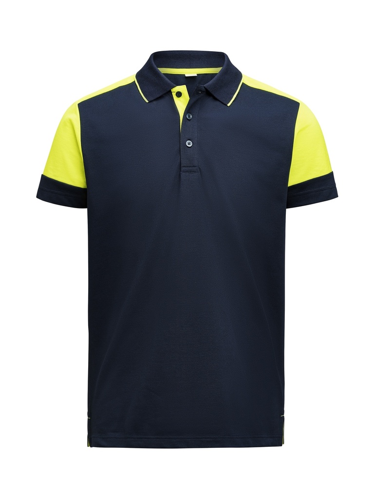 Koszulka polo Prime 2265024 - Navy/Neon Yellow