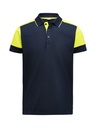 PRIME POLO – NAVY/NEON YELLOW