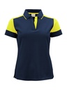 PRIME POLO WOMAN – NAVY/NEON YELLOW