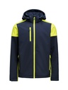 PRIME SOFTSHELL – NAVY/NEON YELLOW