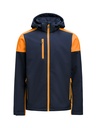PRIME SOFTSHELL – NAVY/NEON ORANGE