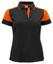Koszulka polo Prime Woman 2265025 - Black/ Orange