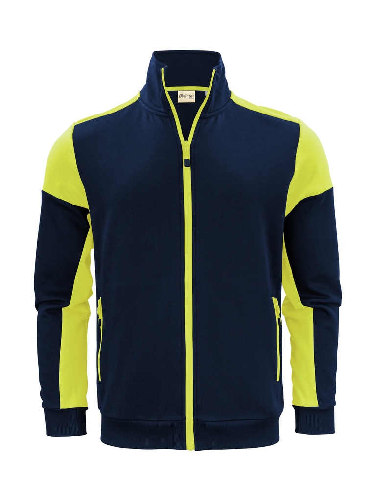 Bluza robocza Prime Sweatvest 2262061 - Navy/Neon Yellow