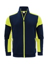 PRIME SWEATVEST – NAVY/NEON YELLOW