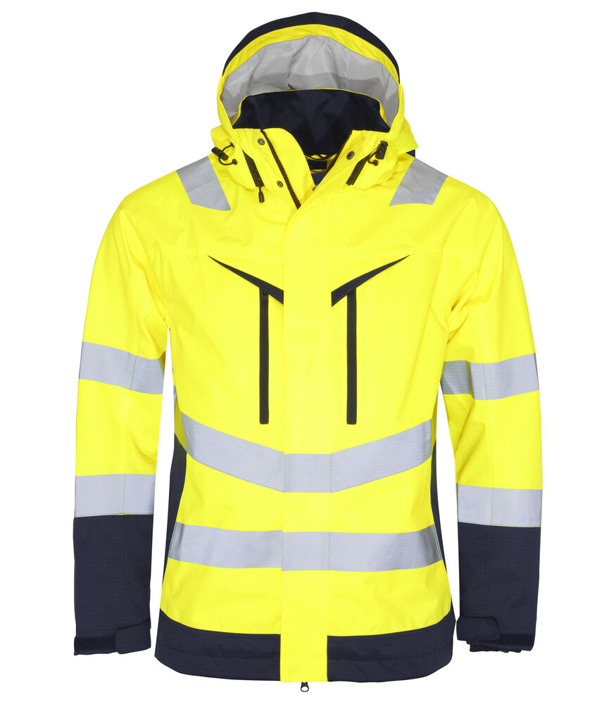 6455 Kurtka EN ISO 20471 Klasa 3 – YELLOW/ NAVY