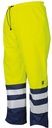 6504 SPODNIE PRZECIWDESZCZOWE HV KLASA 2 – YELLOW/ NAVY