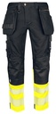 6525 SPODNIE EXTREME EN ISO 20471 KLASA 1 – YELLOW/ BLACK