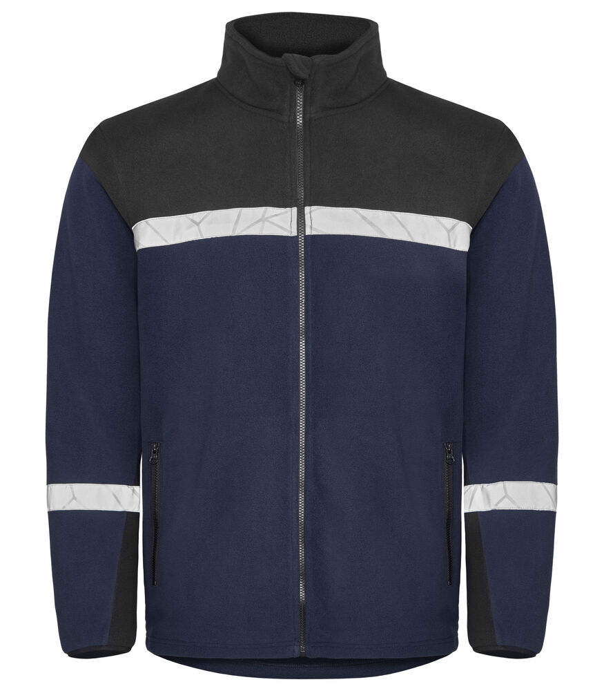 7300 Bluza polarowa z zamkiem – NAVY/ BLACK