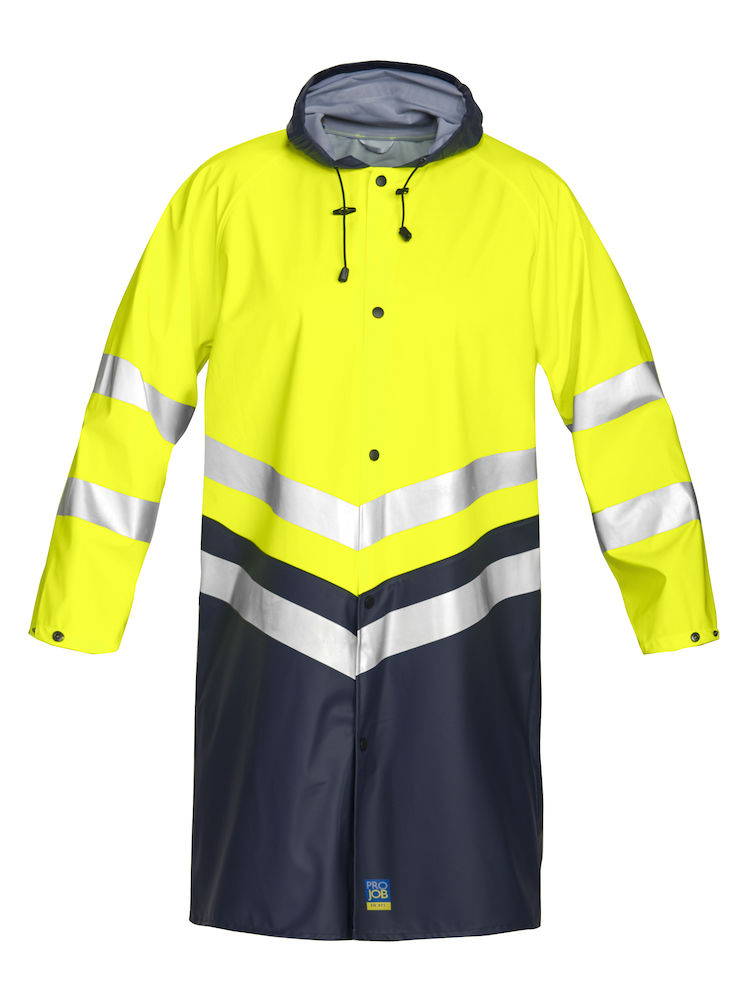 6403 KURTKA PRZECIWDESZCZOWA HV KLASA 3 – YELLOW/ NAVY