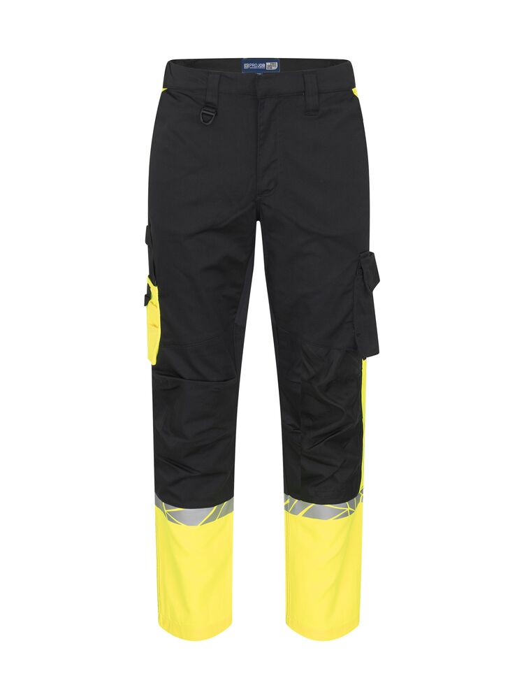 7507 Spodnie serwisowe – BLACK/ YELLOW