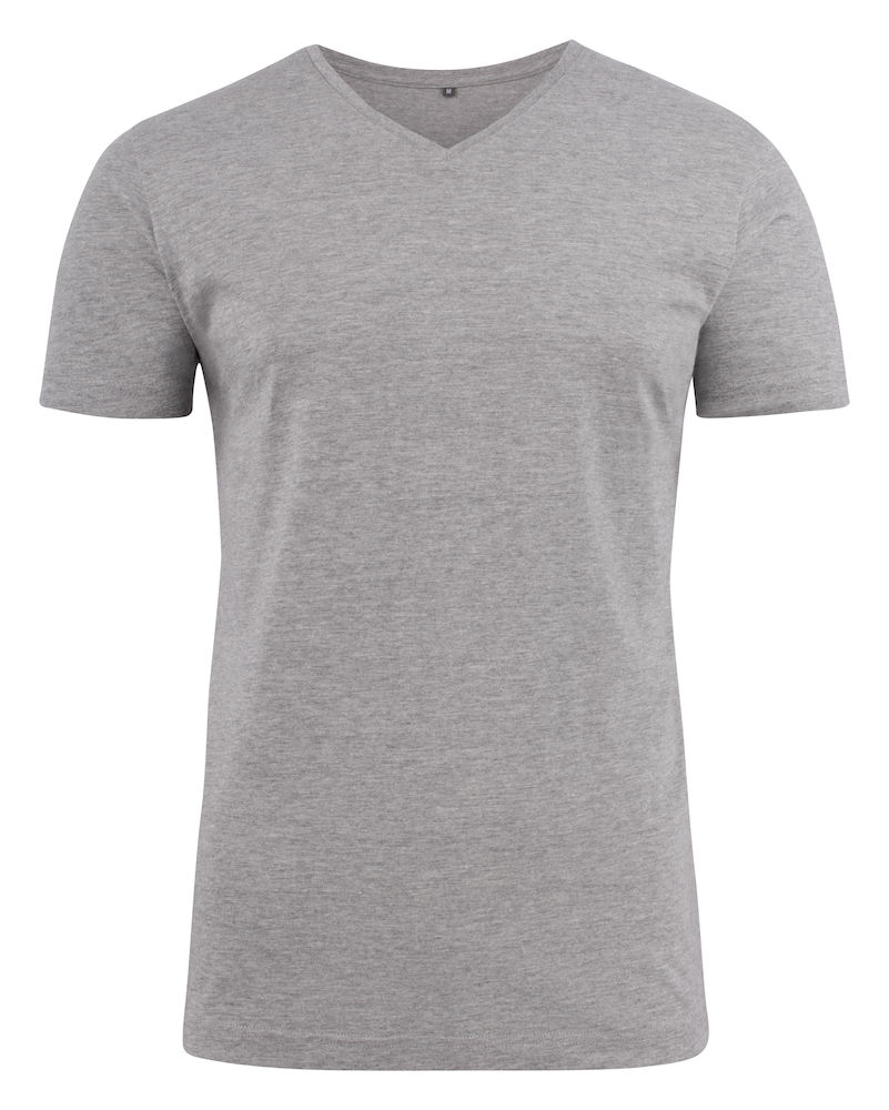 T-shirt Heavy V-Neck 2264024 - Grey Melange