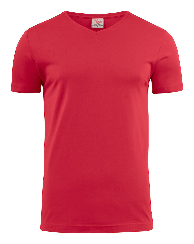T-shirt Heavy V-Neck 2264024 - Red