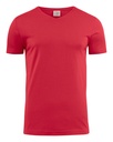 T-shirt Heavy V-Neck 2264024 - Red