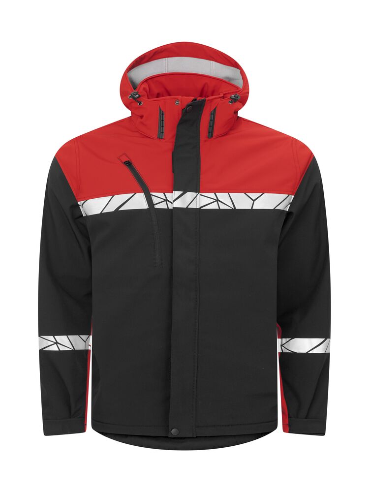 7400 Kurtka typu softshell – BLACK/ RED