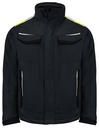 5438 KURTKA Z PODSZEWKĄ – BLACK/ YELLOW