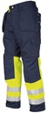 6502 SPODNIE HV KLASA 1 – YELLOW/ NAVY