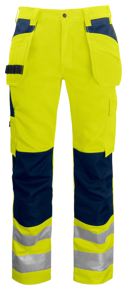 6531 SPODNIE EN ISO 20471 KLASA 2 – YELLOW/ NAVY